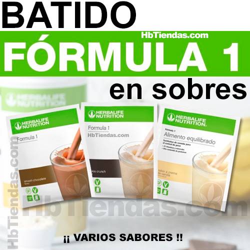 BATIDO Herbalife Fórmula 1 en SOBRES