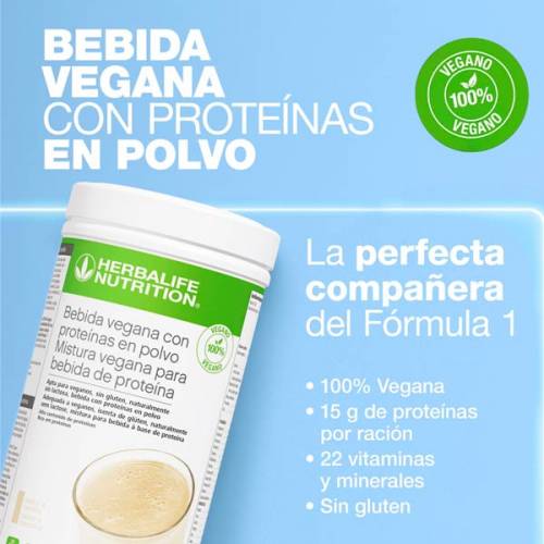 Bebida vegana con proteínas (588gr. vainilla)