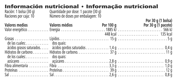 Protein Chips Herbalife sabor Crema y Cebolla